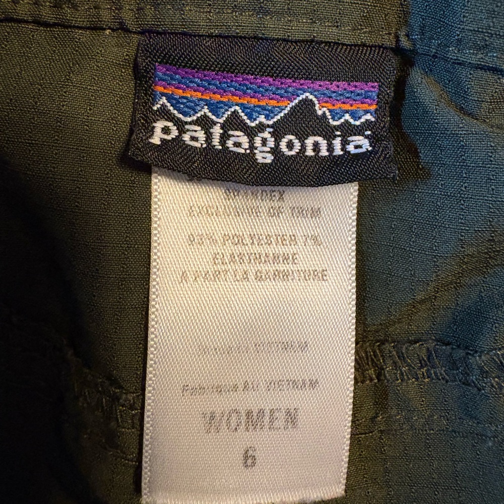 Patagonia Olive Green Athletic Shorts - Picture 4 of 9